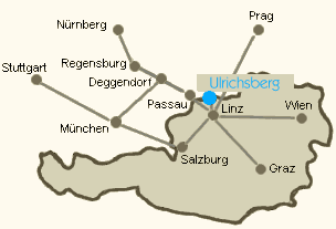 Böhmerwaldlauf - Volkslanglauf - Ulrichsberg - Anfahrtsroute